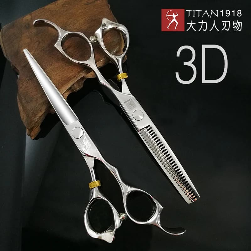 Titan 3D  Scissors Professional barber Hairdressin