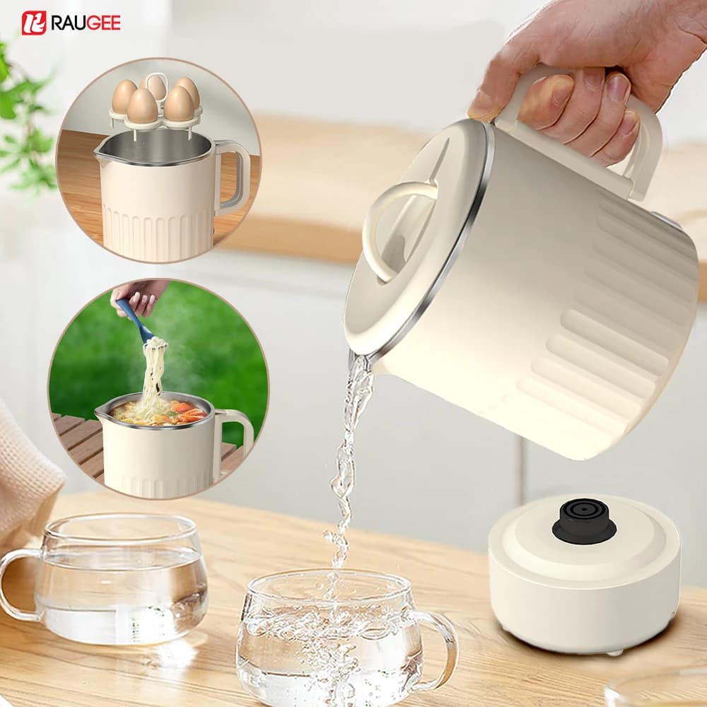 Mini Folding Electric Kettle 1000ML Portable Water Heater Travel Electric Kettle Collapsible Home Kettle Electric boiling pot