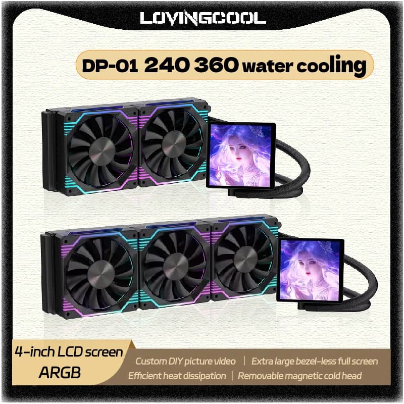 LOVINGCOOL DP-01 360/240 CPU liquid cooler radiato