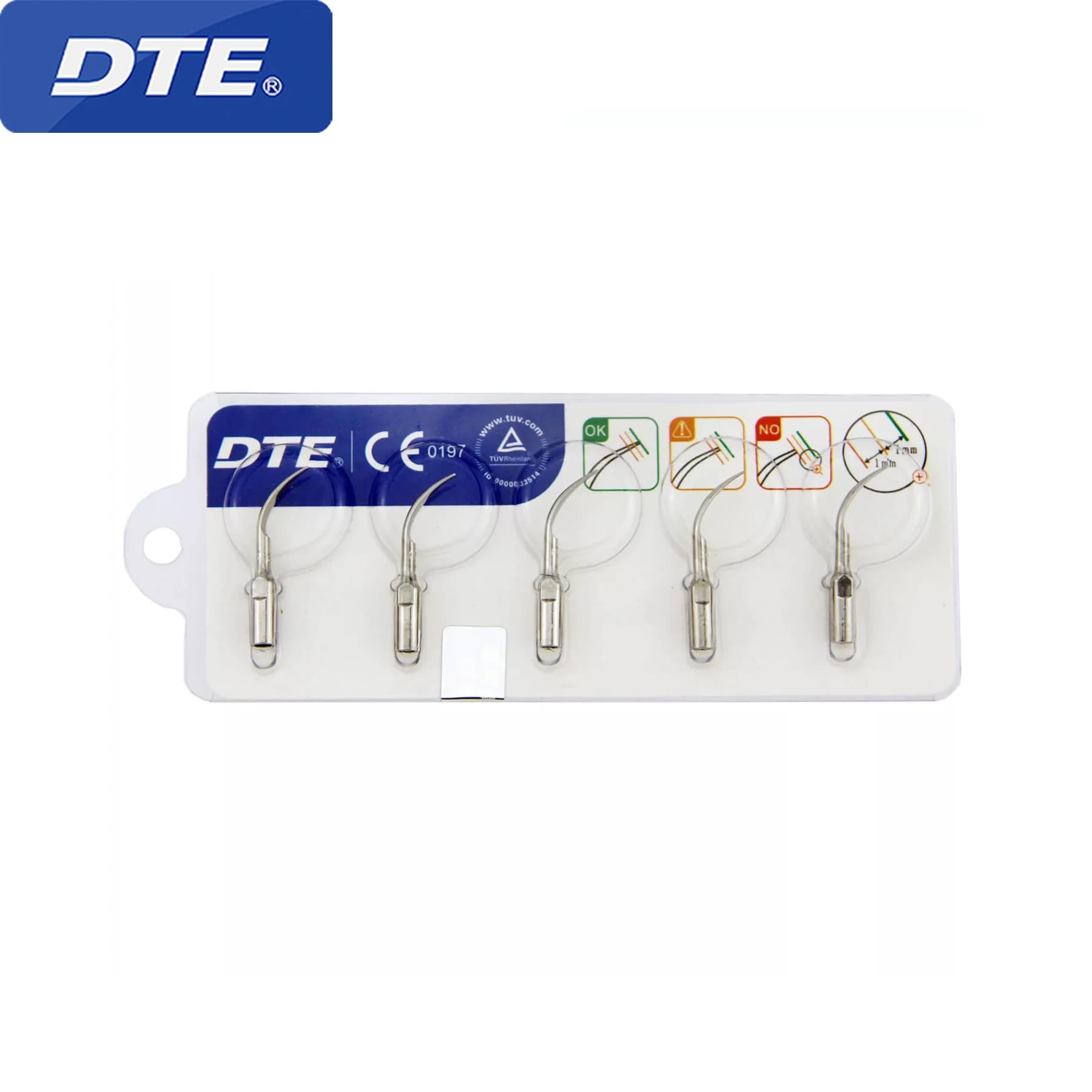 5PCS Woodpecker DTE Dental Supragingival Scaler Ti