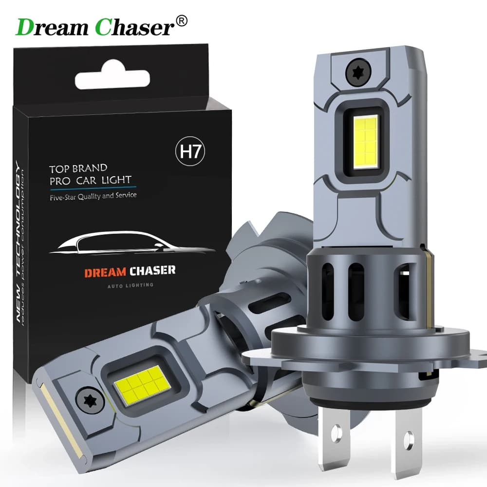Dream Chaser 20000LM Mini H7 LED Headlight Bulb Wireless 120W CSP for Car Headlamp Auto Diode Lamps H7 Turbo Led 12V 6500K