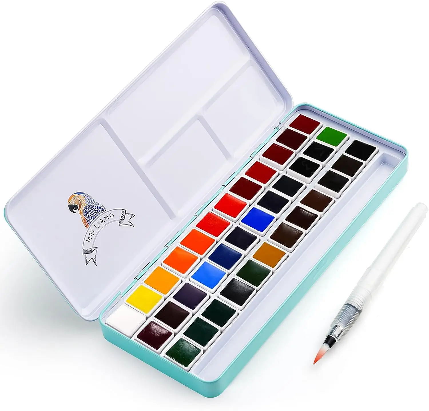 MeiLiang Watercolor Paint Set, 36/48 Vivid Colors