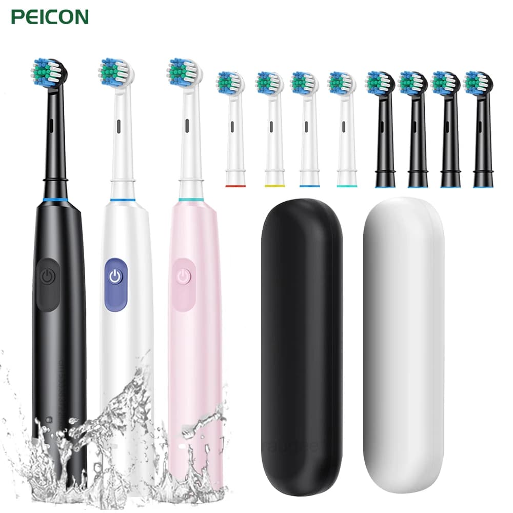 Electric Rotating Toothbrush Deep Clean Whitening