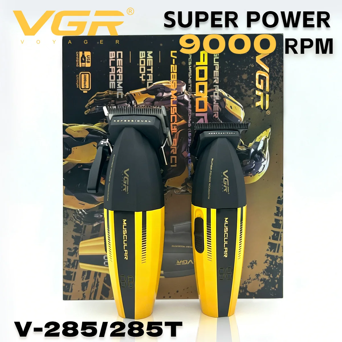 VGR Hair Trimmer Professional Hair Clippers Electr