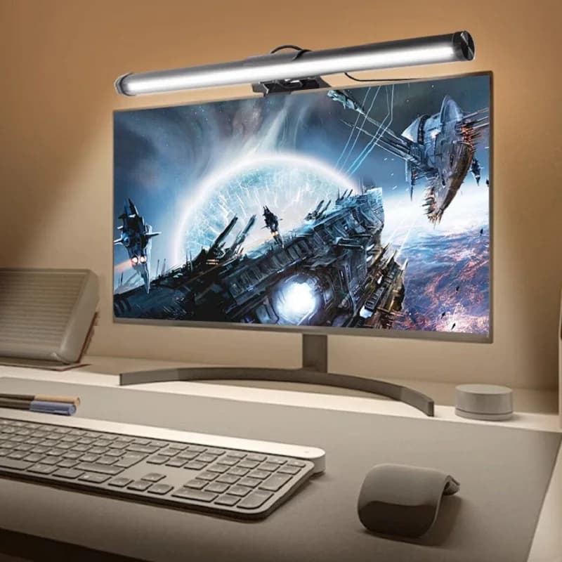 Screen Hanging Light 30CM CCT Touch Dimmable Monitor Notebook Computer LED Monitor Light for Computer Study LED Table Lamp