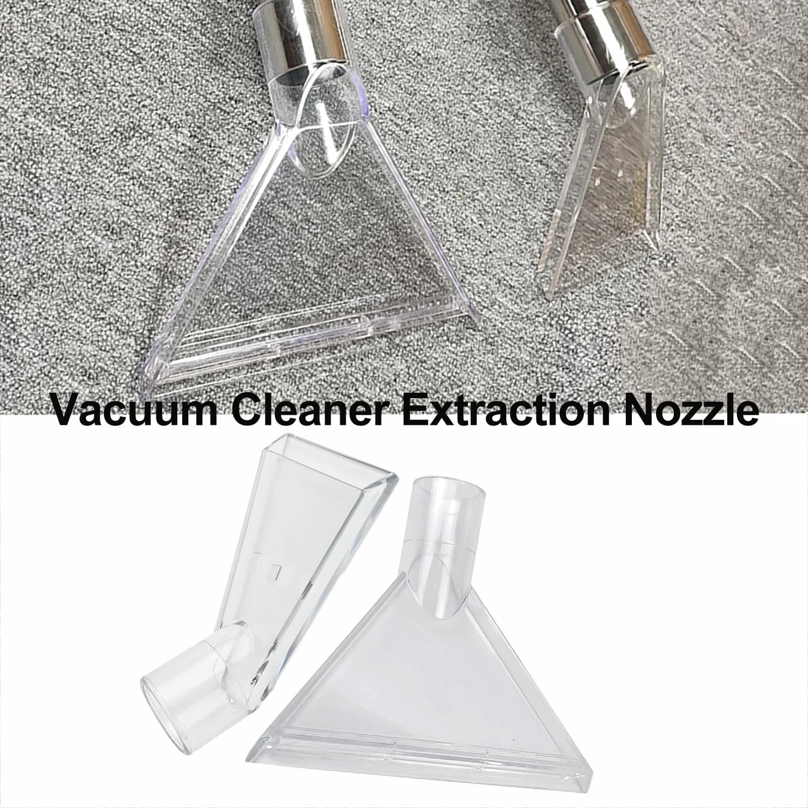 Carpet Cleaning Extraction Nozzle PVC Universal Vacuum Extractor Suction Head Vacuum Cleaner Accessories Suction Head Brush Head