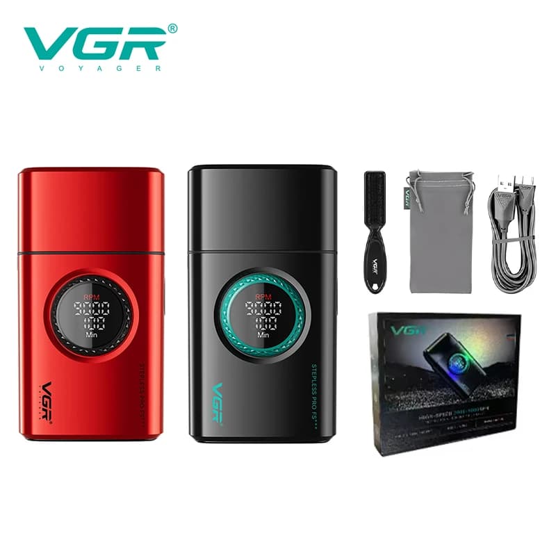 VGR high-end men's shaver alloy reciprocating thre