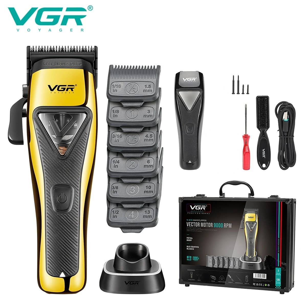 VGR Hair Clipper Professional Hair Trimmer Electri