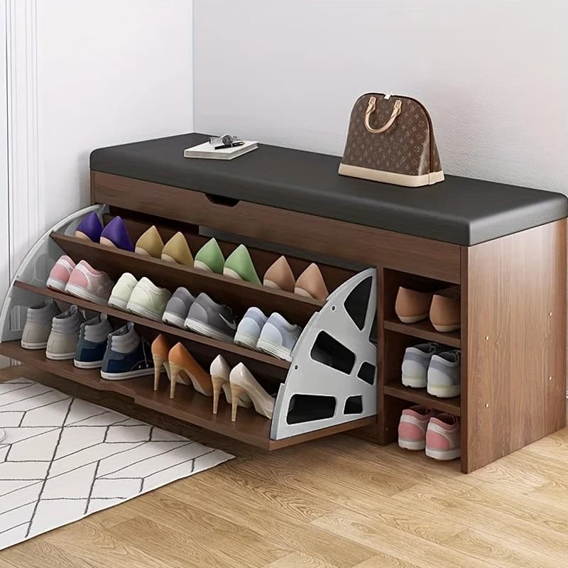 Flip shoe cabinet accessories,flip bucket shoe rac