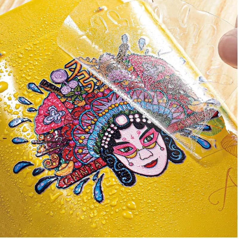 50 PCS Custom UV DTF Transfer Sticker Company Logo