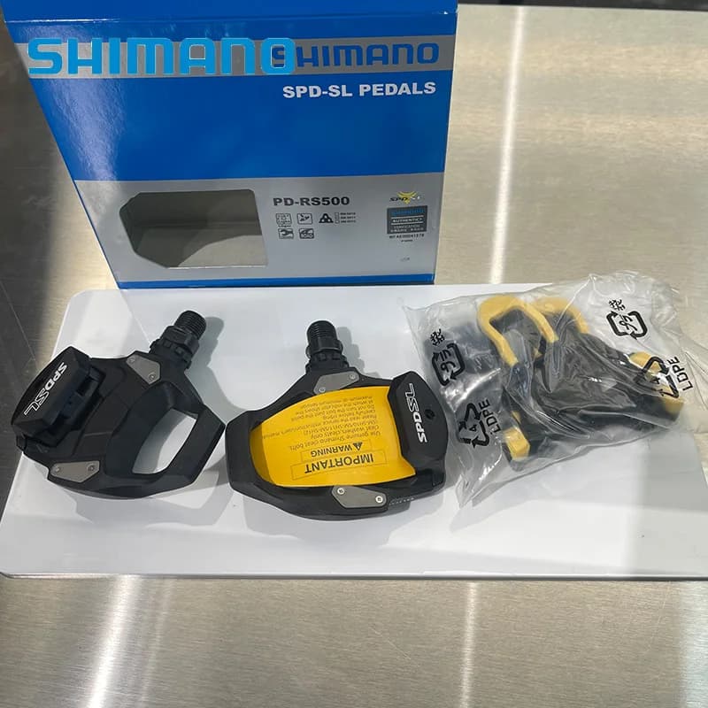 Shimano PD-RS500 R550 R8000 R9100 Pedal Original Shimano SPD Pedals Bicycle Pedal With SM-SH11 Cleats Bike Locking Pedals
