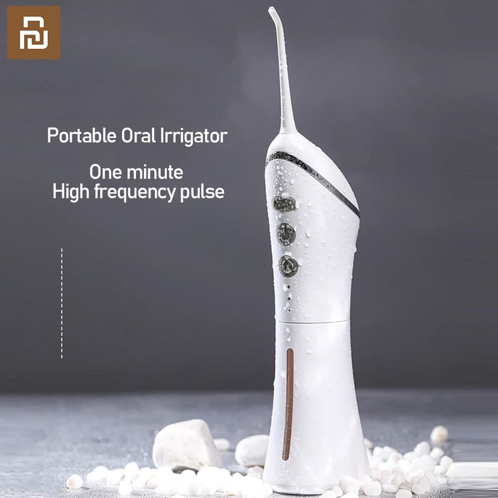 YOUPIN Oral Irrigator Water Flosser Electric Dental Whitening USB Rechargeable Gums Care Portable Jet Tooth Scaler MI NEW