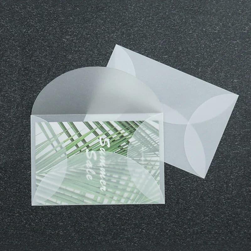 50pcs/lot Blank Translucent Envelope for Invitatio