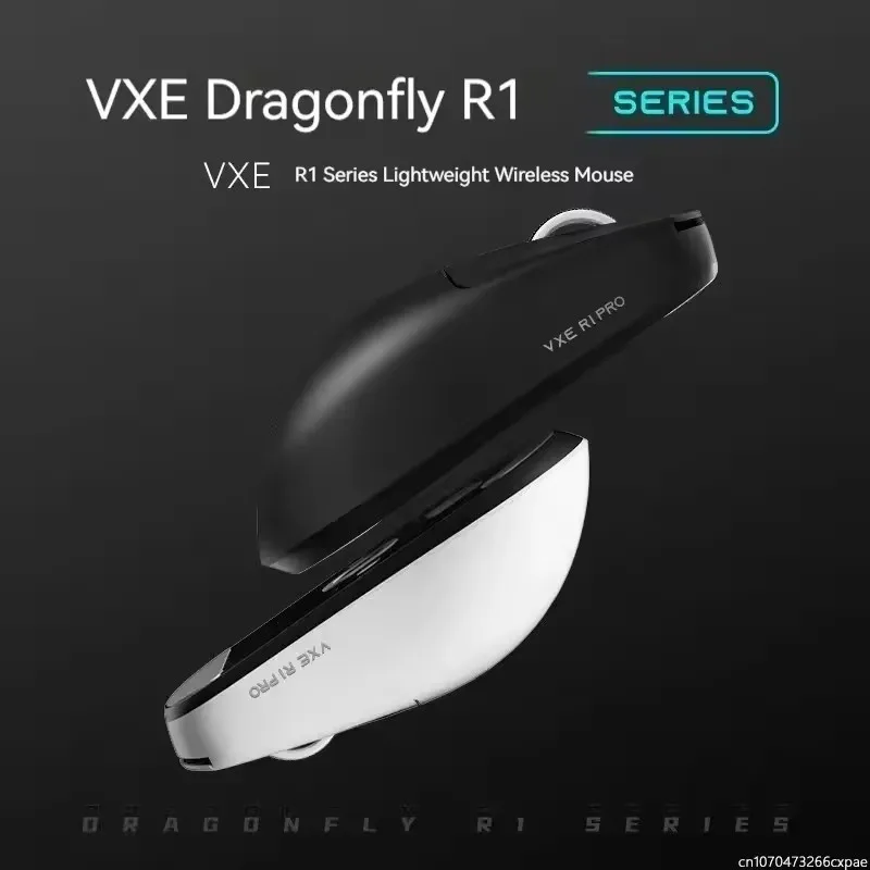 VXE Dragonfly R1 Wireless Mouse PAW3395 Sensor Nordic 52840 2KHz FPS Game Mouse Intelligent Speed Low Delay Game Office