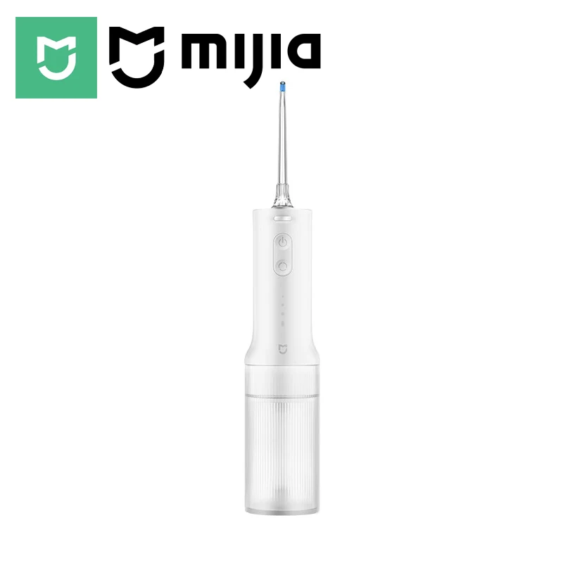 MIJIA Electric Oral Irrigator Upgraded version – Ultrasonic, 90-Day Gentle Use,Water Flosser Dental, 3 Modes, 200mL Tank