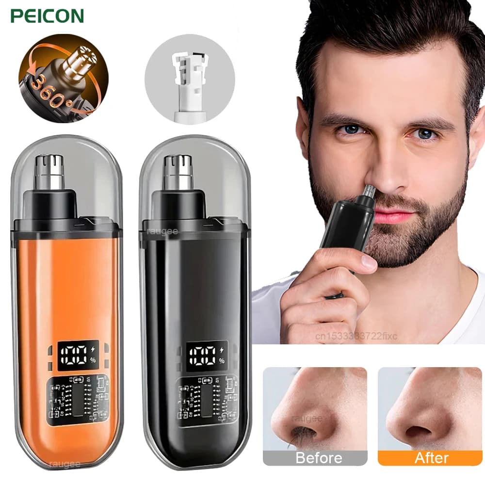 Nose Hair Trimmer Clipper for Men USB Rechargeable