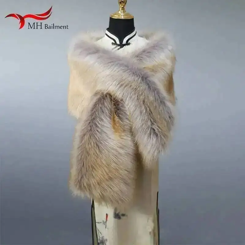 32 Colors 165*30cm Women Luxury Warm Faux Fox Fur