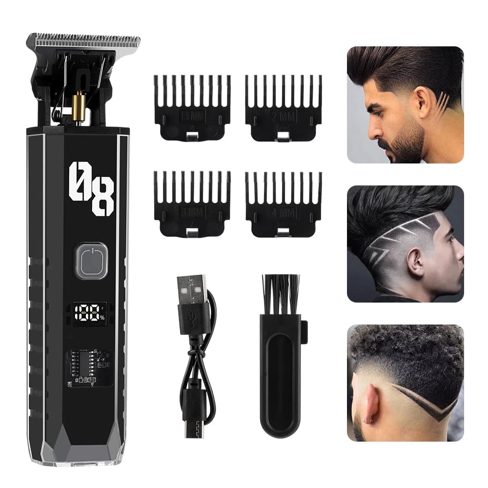 Men's Cordless Hair Clipper Professional Haircut S