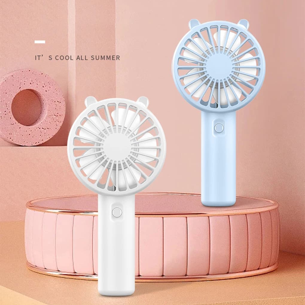 Handheld Fan Portable Mini USB Rechargeable Quiet Fans Table  Makeup Eyelash Cooler Kids Outdoor Office Travel Air cooler Fan