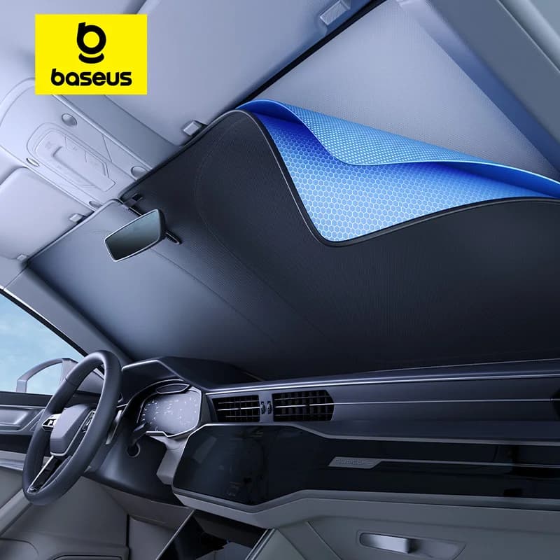 Baseus DT1 Car Sunshade Windshield Cover Folding Car Front Window UV Sun Protection for Summer Sun Shade Curtain Protector