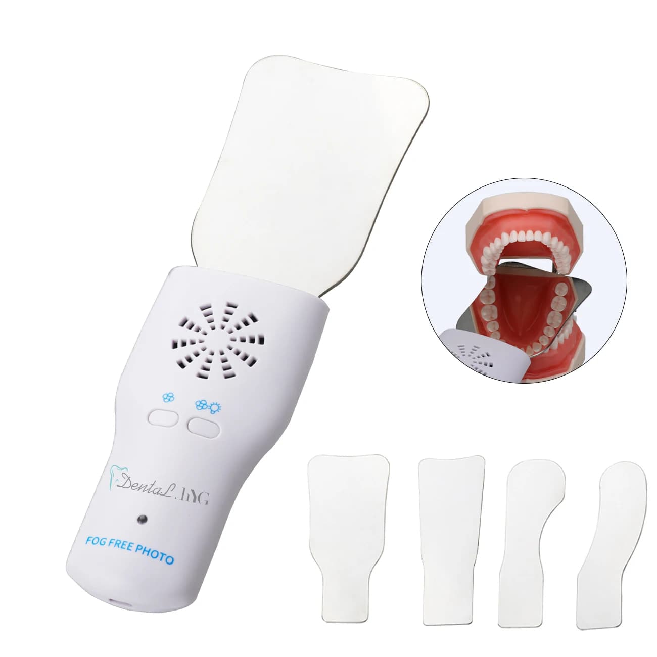 Dental Orthodontic Imaging LED Fog Free Photo Mirr