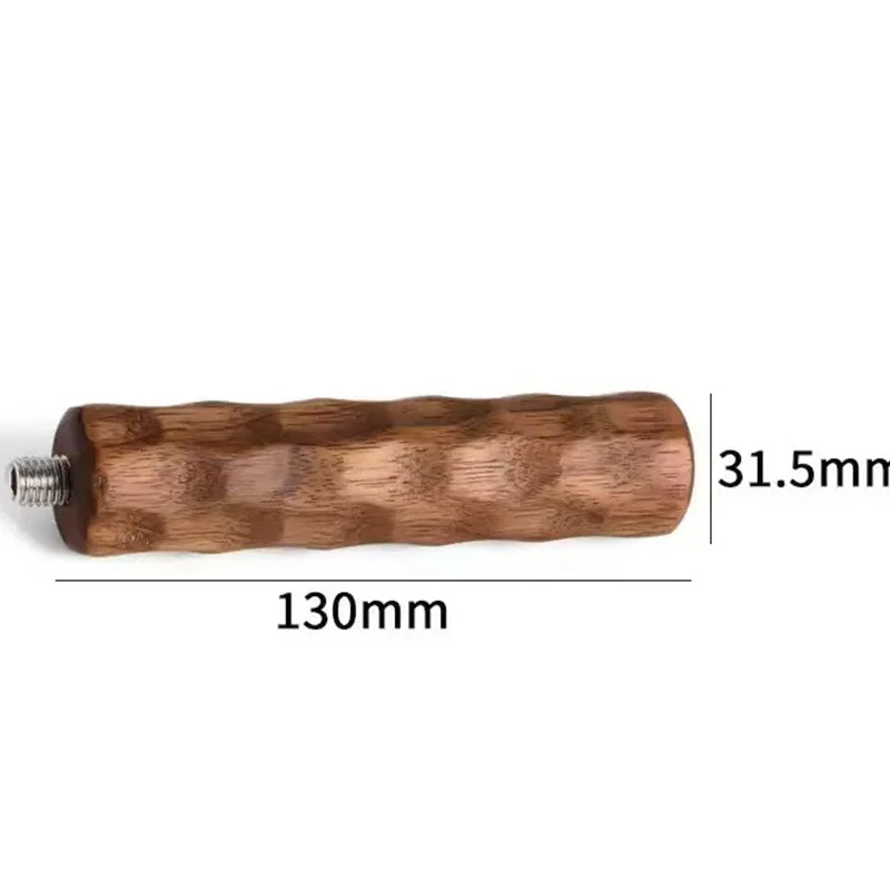Coffee Machine Wooden Handle Threaded Handle Natural Wood Texture Coffee Machine Replacement Accessory Espresso