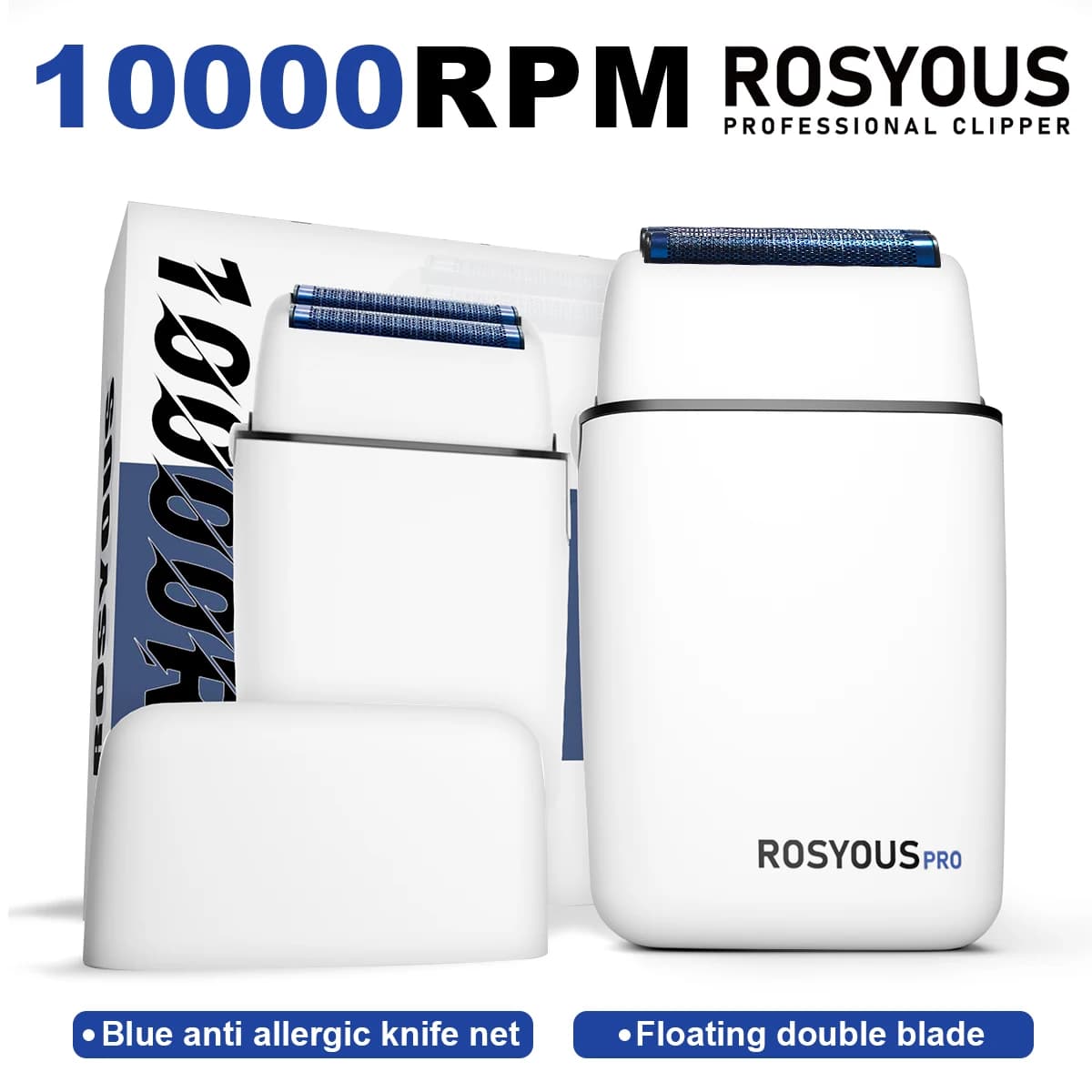 ROSYOUS RS620 Men's Shaving Machine 10000RPM Doubl