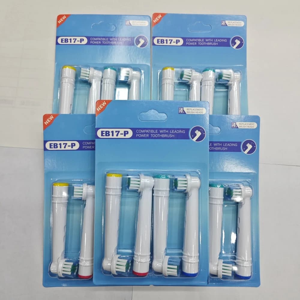 Wholesale 4/16/20/80pcs Set/lot Electric Toothbrush Head For Oral B Sensitive Replacement Brush Heads D25 D30 D32 D18 4739 3709