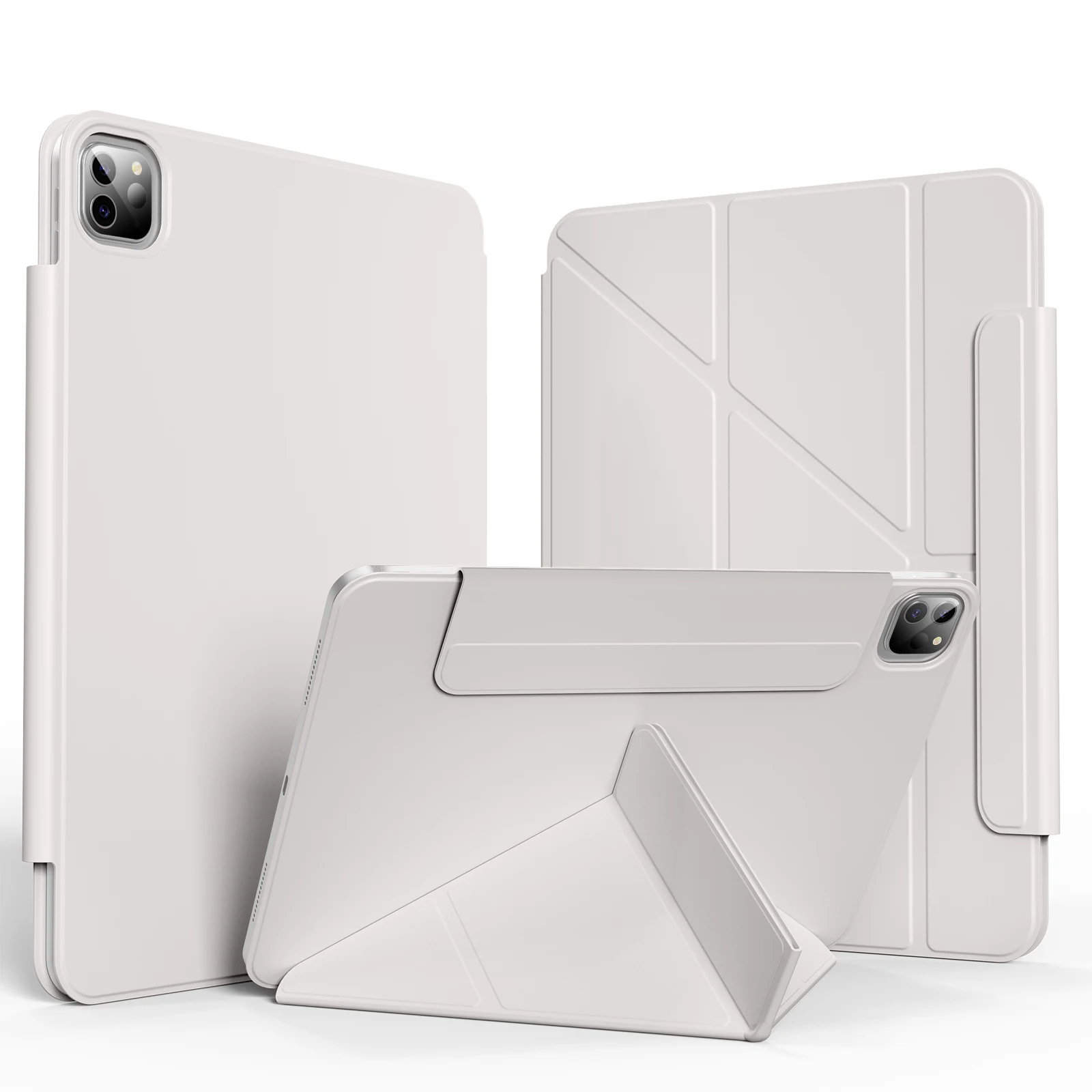 ZOYU Case Magnetic for iPad  Pro 11 13 inch,For iPad Pro 12.9 Air 11 Air4/5 10.9 With Magnetic Detachable Y-Shaped Folding Cover