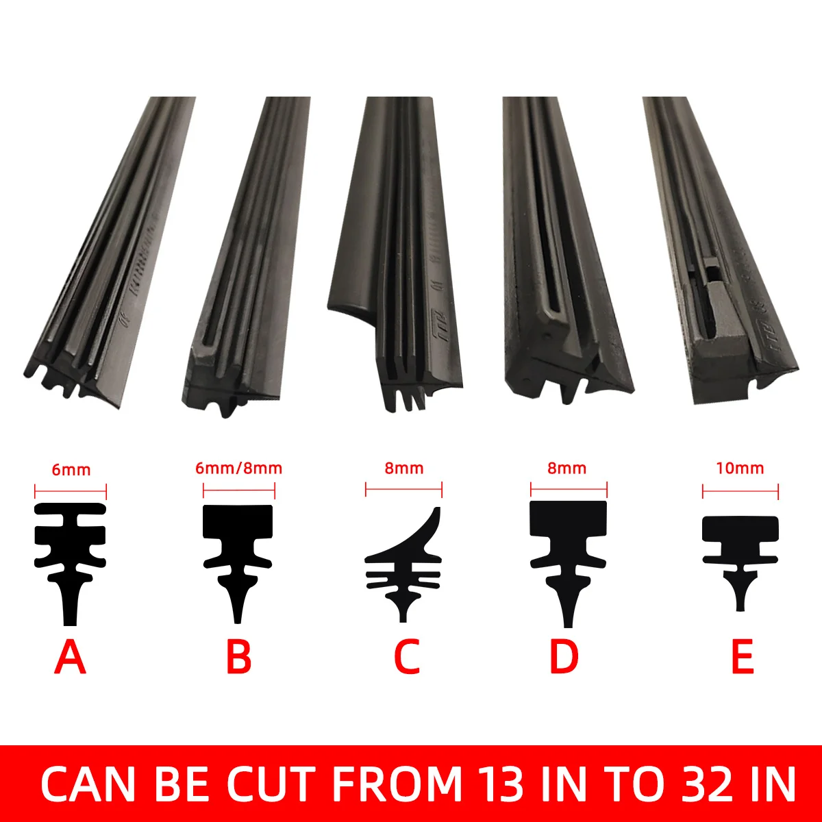 Auto Car All seasons Windshield Wiper Blades Refil