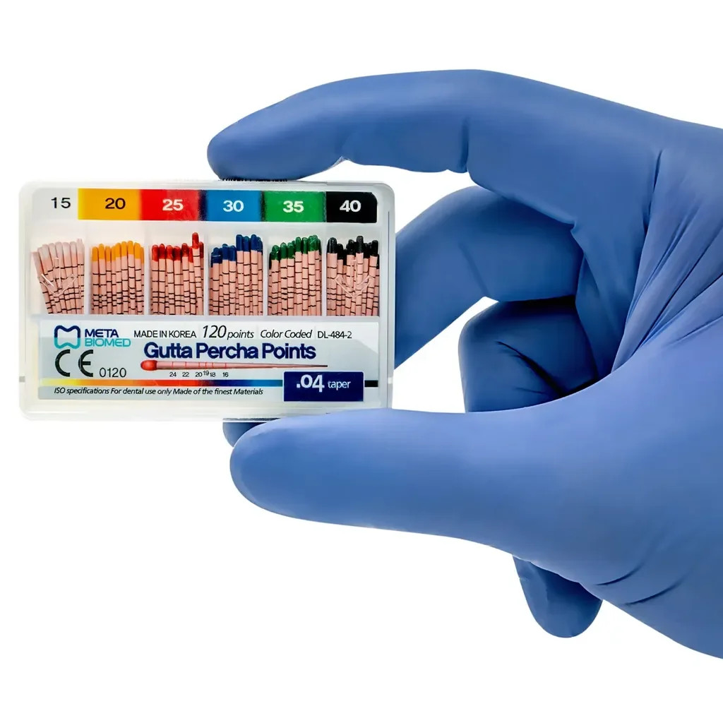 5 Boxes Dental Meta Gutta Percha Points Graduated