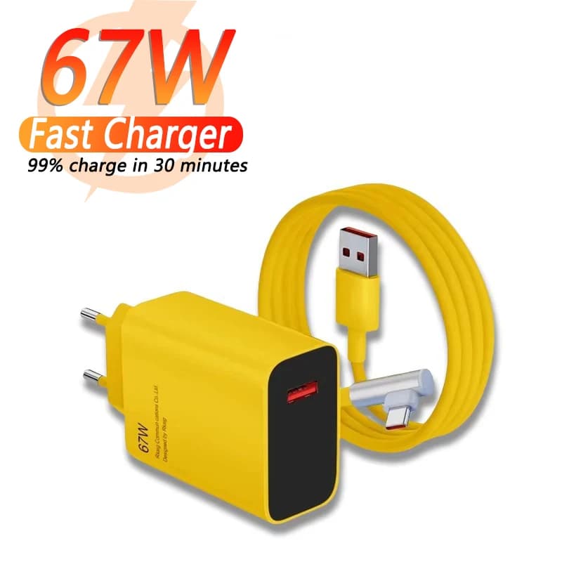 67W Fast Charger For Xiaomi 14 13 12 11 Pro Ultra Lite USB A To Type C Quick Charging Phone Cable For Note 12 Accessories