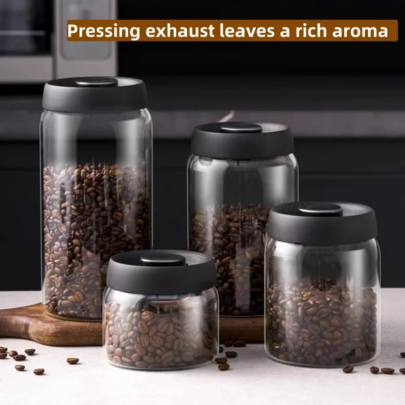 Multi Capacity Black Lid Coffee Pot Manual Vacuum