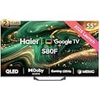 تلفزيون جوجل ذكي 55 بوصة 4K QLED، ألعاب عند 120 هرتز وتقنية صوت دولبي MEMC/VRR/ALLM وذاكرة رام 2+32GB / روم وكروم كاست وHDM…