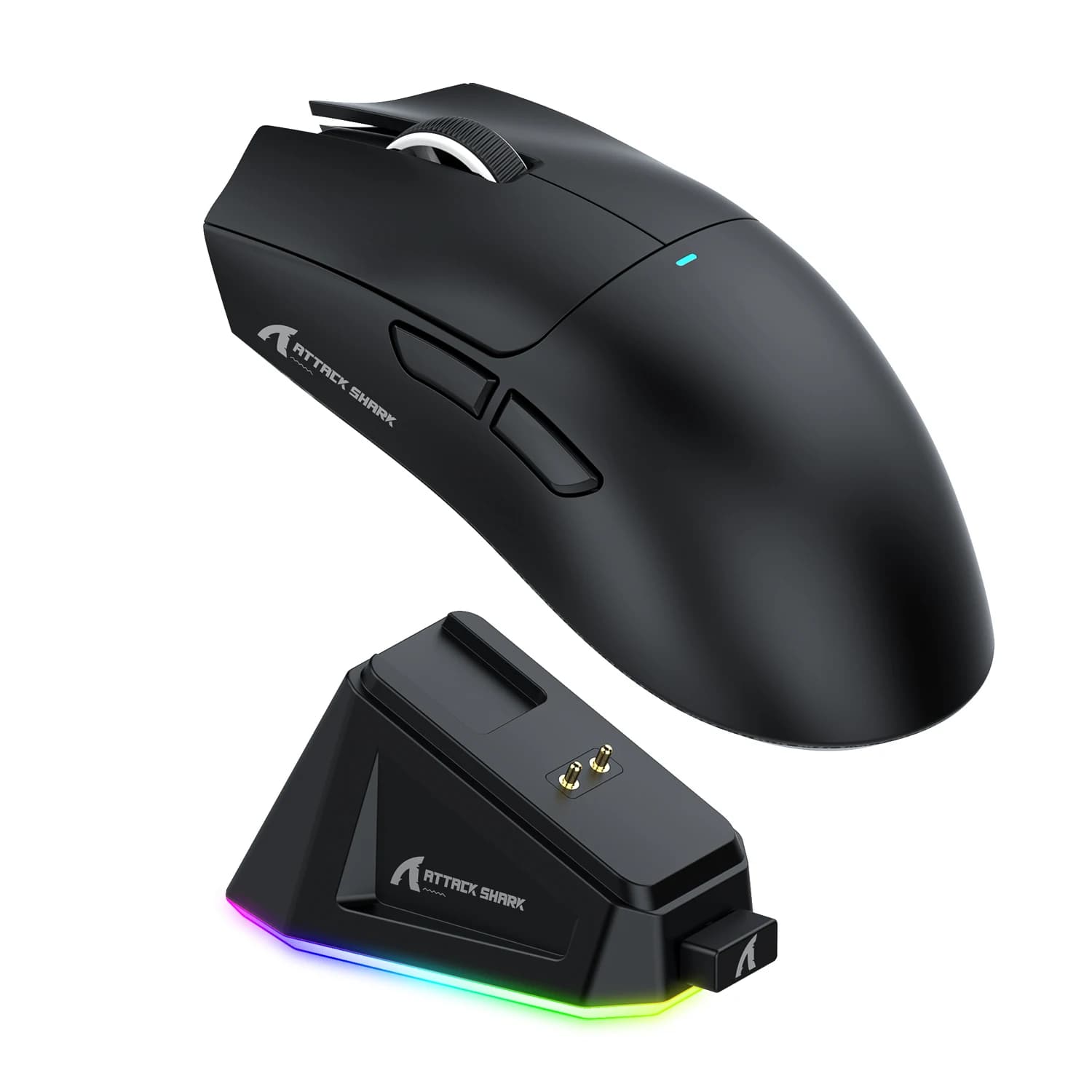 Attack Shark X11 Bluetooth Wireless Mouse Three Mode 2.4G PAW3311 RGB PC Magnetic charging dock ,Gaming E-sports Mouse