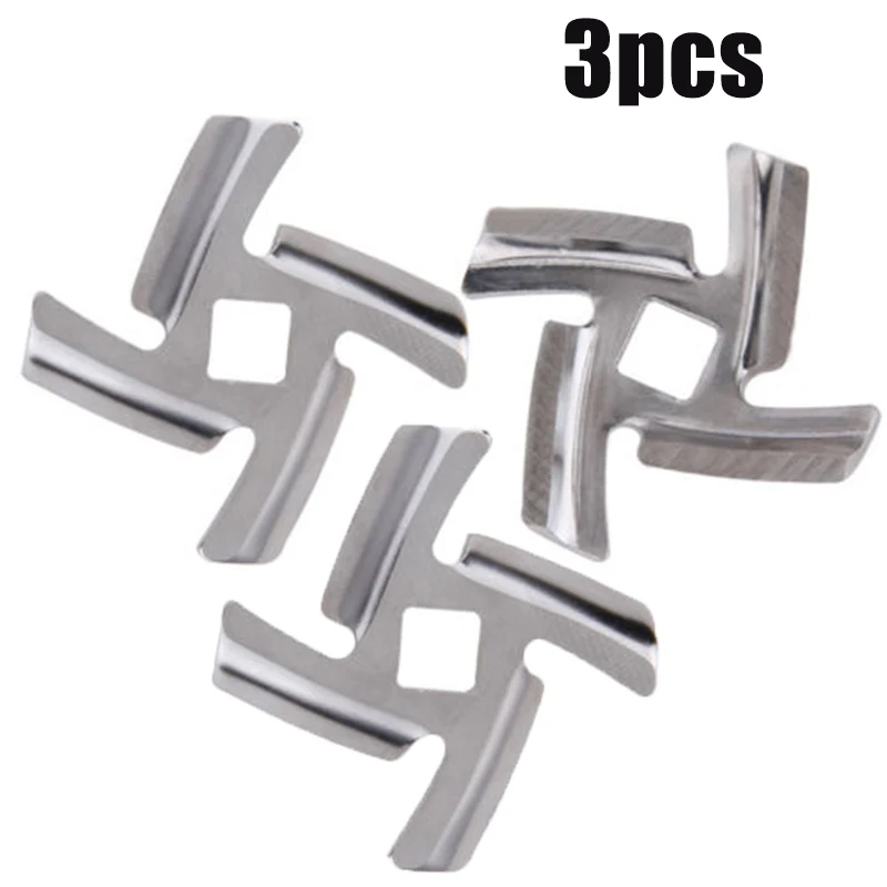 1pc/3pcs Meat Grinder Blade Stainless Inner Hole 8